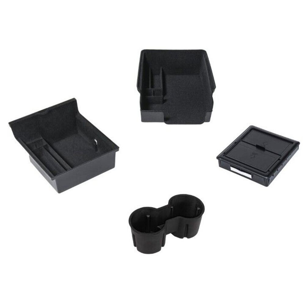 4PCS Center Console Organizer Storage Box Tray Cup Holder for Tesla Model 3 & Y